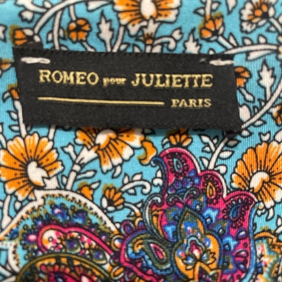 Romeo pour Juliette.Paris  women’s Multicolor Patterned Dress short sleeve S 46 - Picture 7 of 7